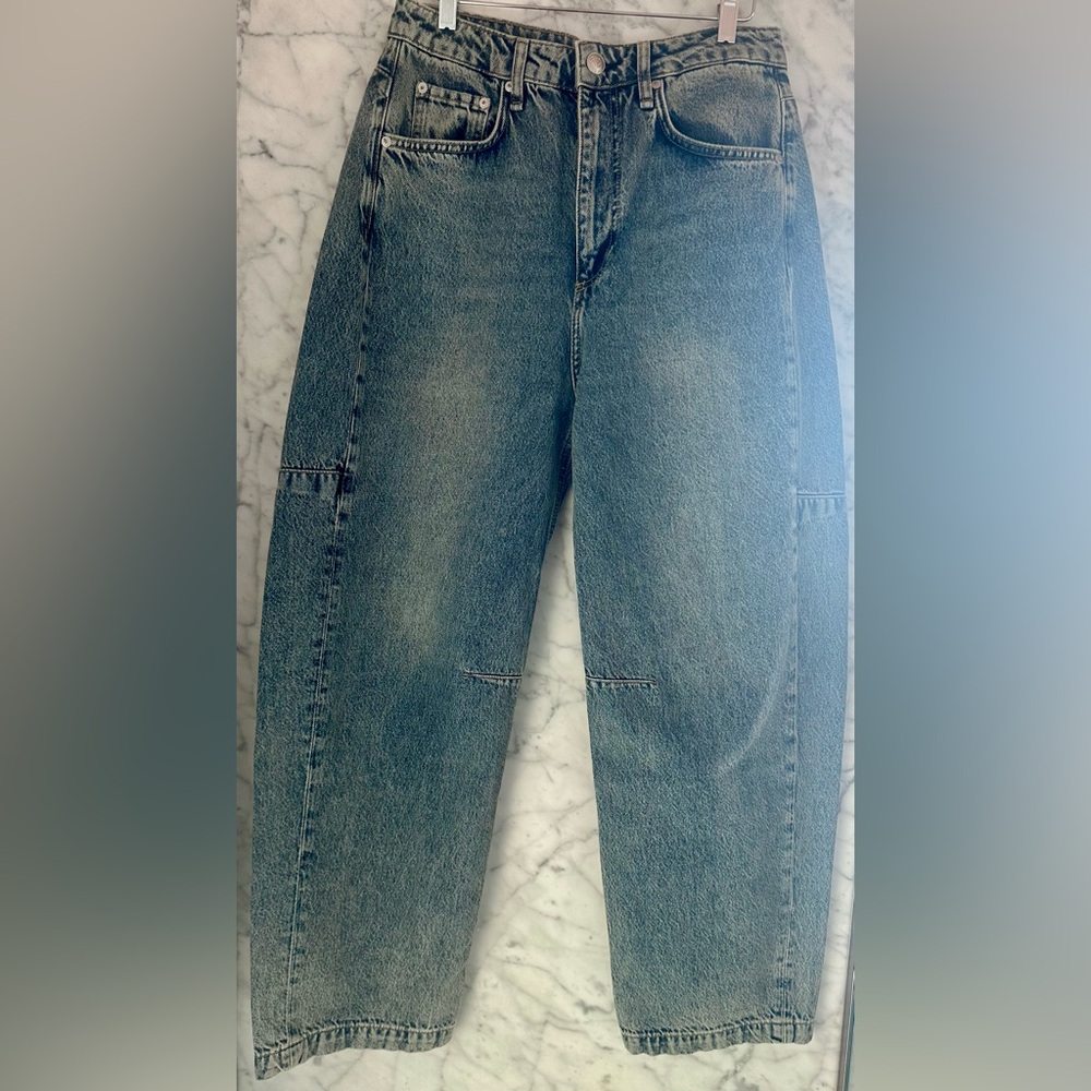 Rag & Bone Charlie Barrel Jeans, Size 28 - Picture 4 of 8